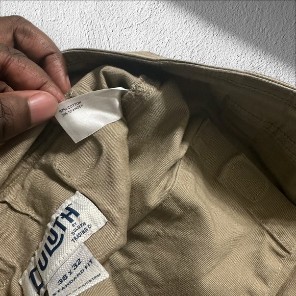 duluth trading flex fire hose cargo pants men’s 38x32 Beige relaxed fit outdoors - Picture 8 of 8